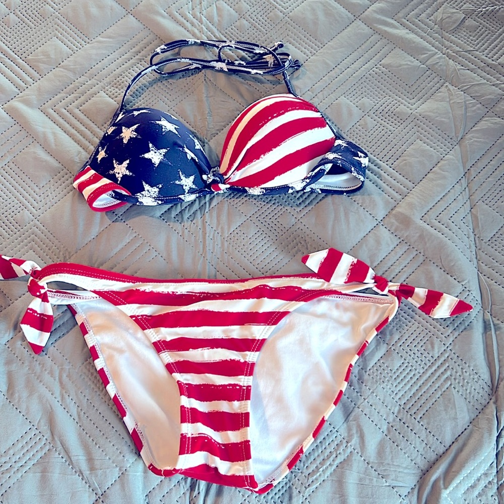USA flag bikini